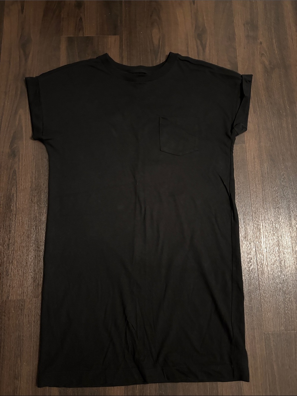 GAP Women's Black Short-Sleeve Pocket Tee Dress
